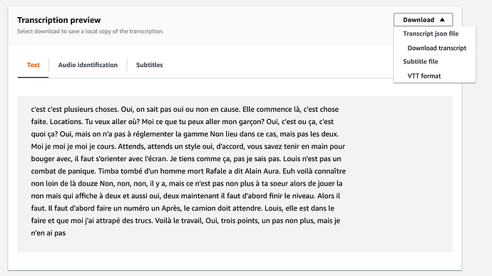 download-transcription