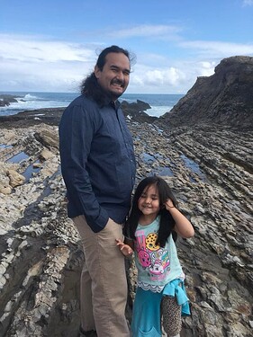 Sal with his daughter